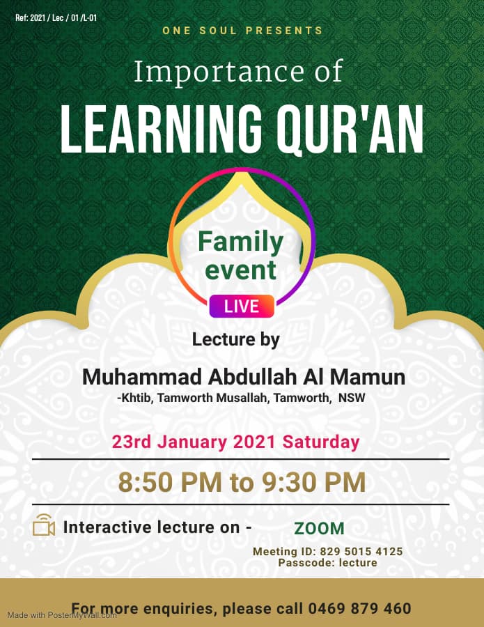 Importance of learning Quran 2021